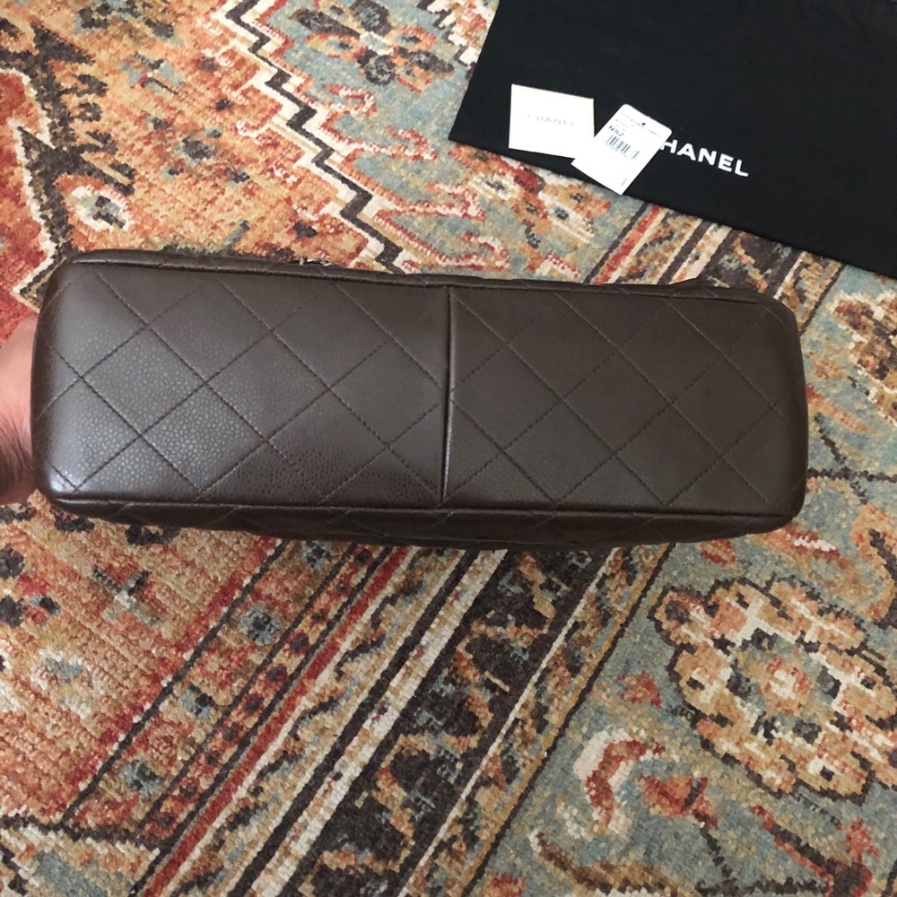 SOLD**Chanel Classic Jumbo Caviar Single Flap Bag - Picture 5 of 16